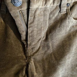 NWOT J Crew Bootcut 27S corduroy pants khaki tan/olive green color
